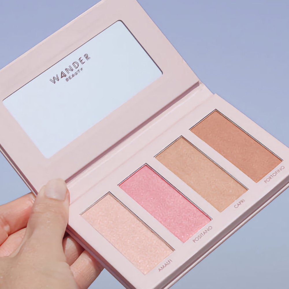 NEW! WANDER BEAUTY Riviera Blush and Bronzer Palette 7.2 g